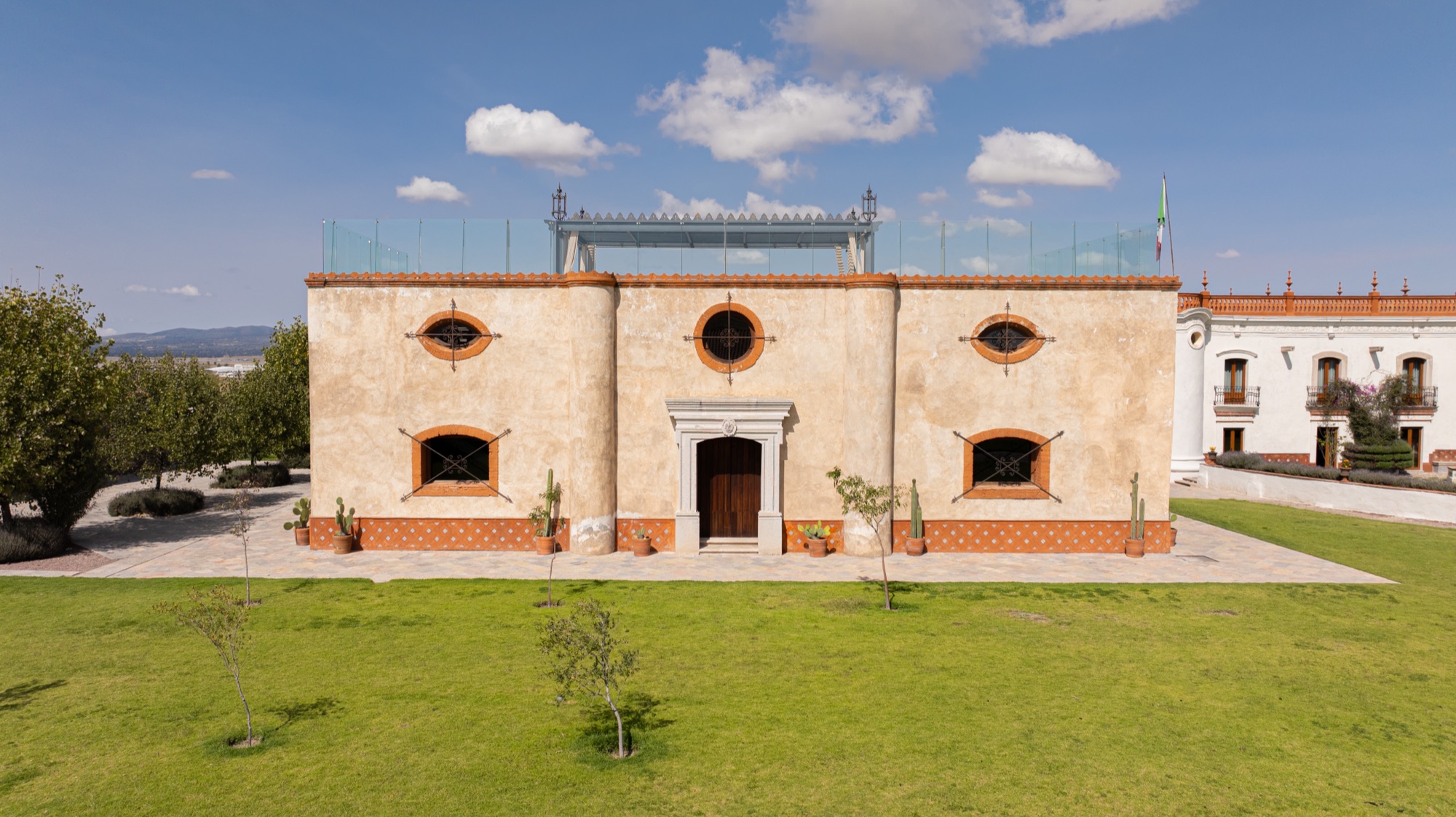 Salón Troje, el antiguo granero de la hacienda